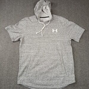 Under Armour‎ Men's Gray Hooded Pocketed Sweatshirt Size Medium